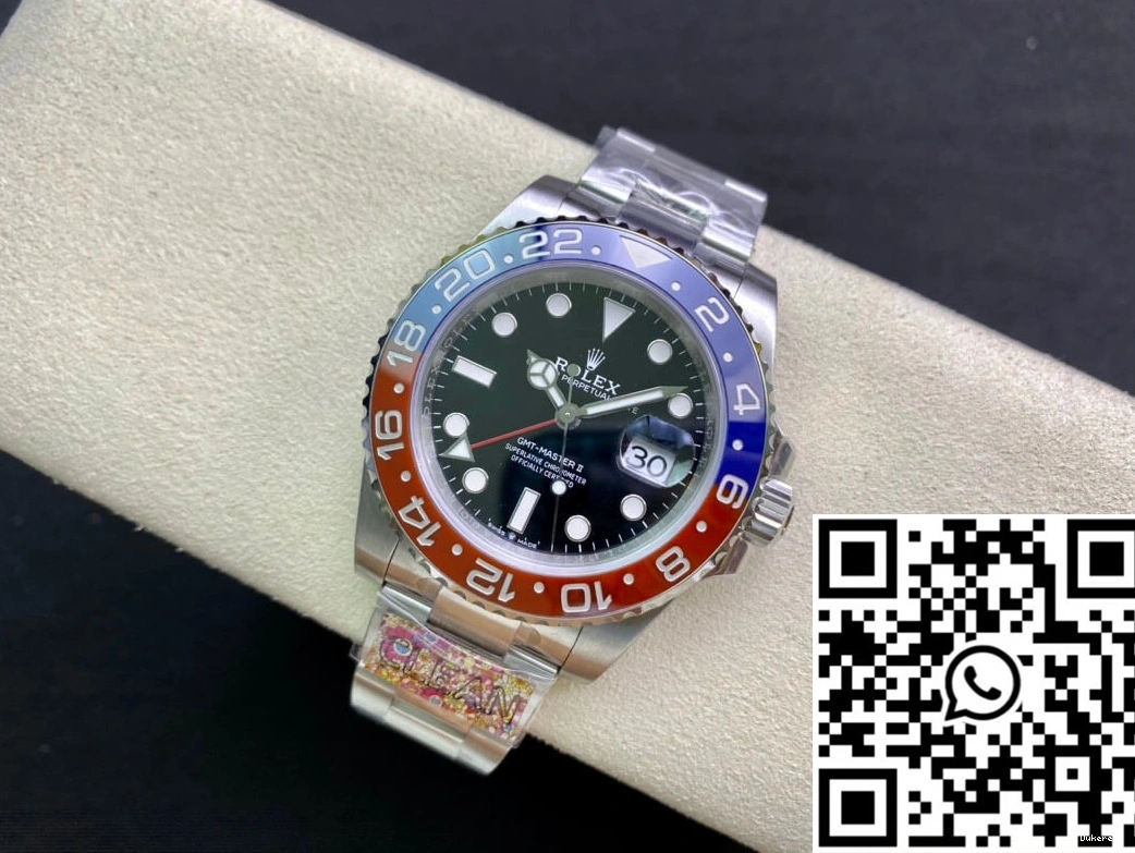 Clean Master Black Rolex II Factory M126710BLRO-0002 GMT Dial 1219